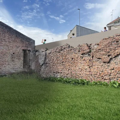 passerella tra il Baluardo di San Giorgio e i Bagni Ducali 3