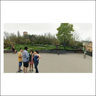 Le antiche Mura - Rendering